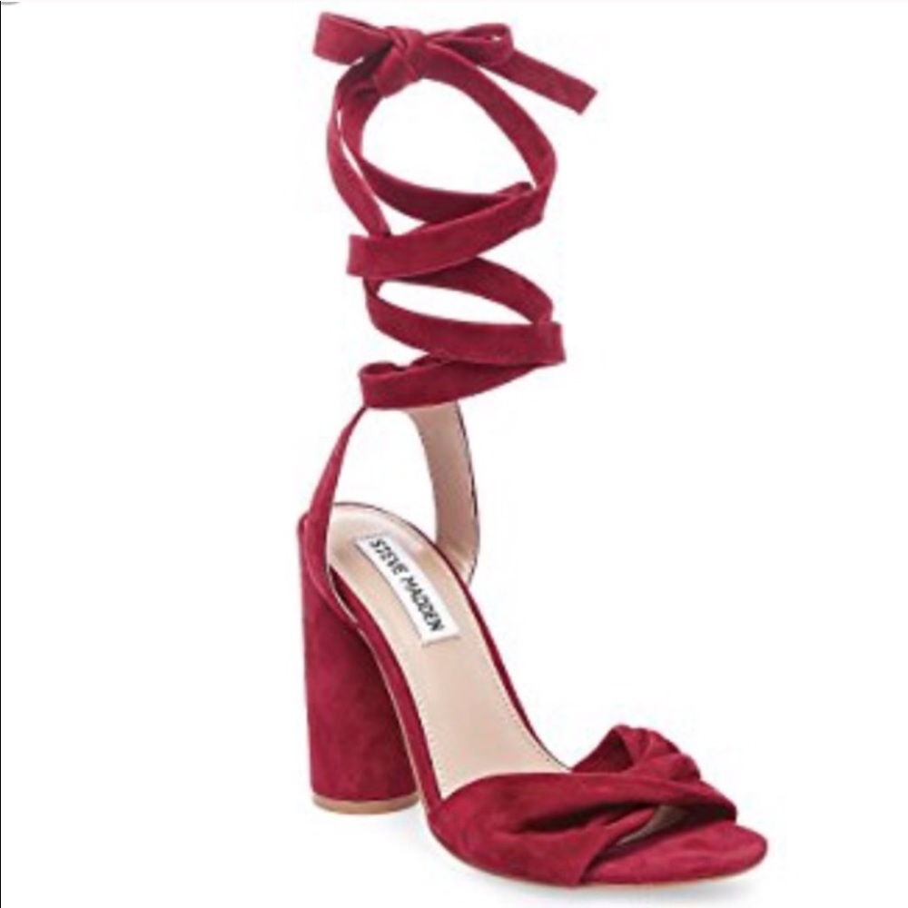 Steve Madden wrap around heels